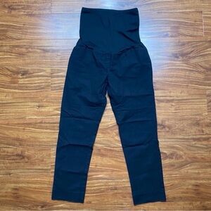 Gap Maternity Women's Black Slim Crop Stretch Pants Size 4 Classic Career Casual